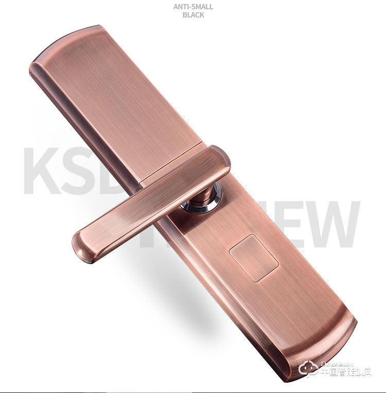 普泰升滑盖指纹锁 家用智能门锁 半导体智能指纹密码锁